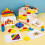 Kids Sensory Logic Thinking 3D Puzzle Blocks Color Shape Cognitive Table Toys 3