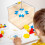 Kids Sensory Logic Thinking 3D Puzzle Blocks Color Shape Cognitive Table Toys 10