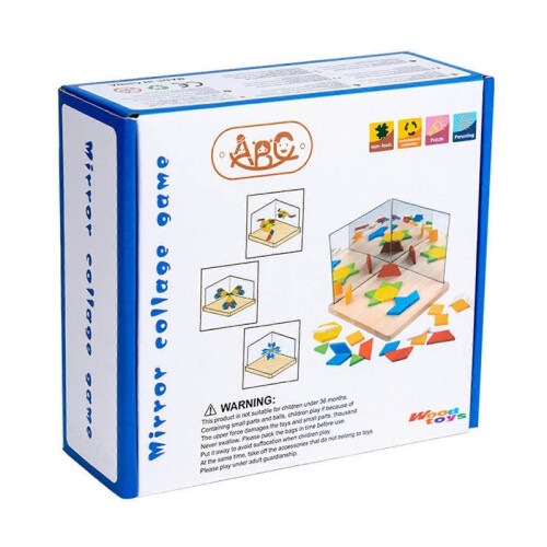 Kids Sensory Logic Thinking 3D Puzzle Blocks Color Shape Cognitive Table Toys
