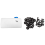 20 Pcs 8Mm Hole Push in Expanding Screw Panel Clips Plastic Rivet 5