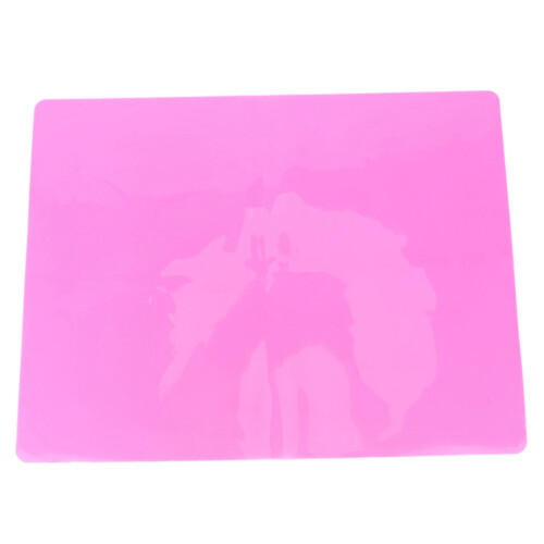 2 Pack A3 Extra Large Silicone Sheet Molds Mat, Blue & Pink 2