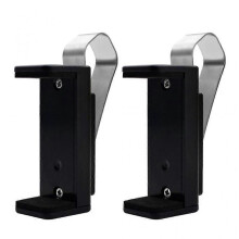 2x Metal Garage Door Opener Clip Holder Storage Fit for 1.77-2.55in Remotes