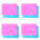 2 Pack A3 Extra Large Silicone Sheet Molds Mat, Blue & Pink 1