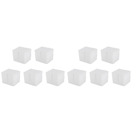 100x60x20mm 10pcs Magic Sponge Eraser Melamine Cleaner-white