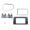 dla Swift 2011-2016 2Din Audio Panel DVD Panel nawigacyjny 2