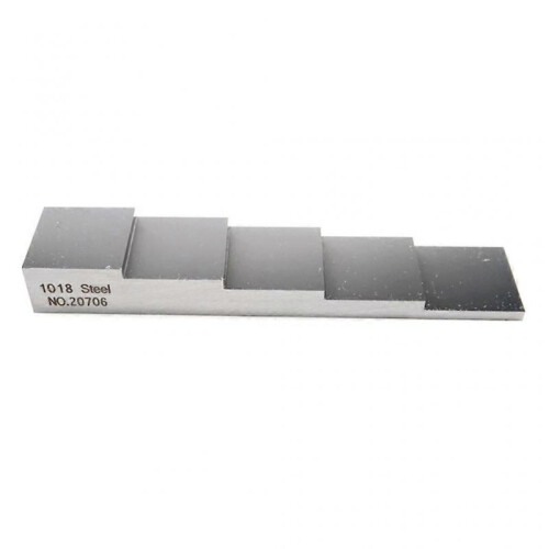 Compact Test Calibration Block Carbon Steel 5 Step for Thickness & Linearity