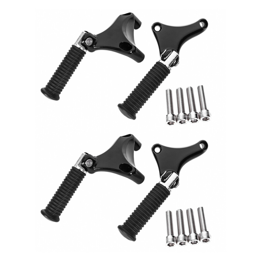 Motorcycle Passenger Rear Foot Pegs Footpegs Mount For Black 4711370812396
