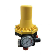 Water Pump Controller 10A 220V-240VAC Water Pump Pressure Switch with Gauge
