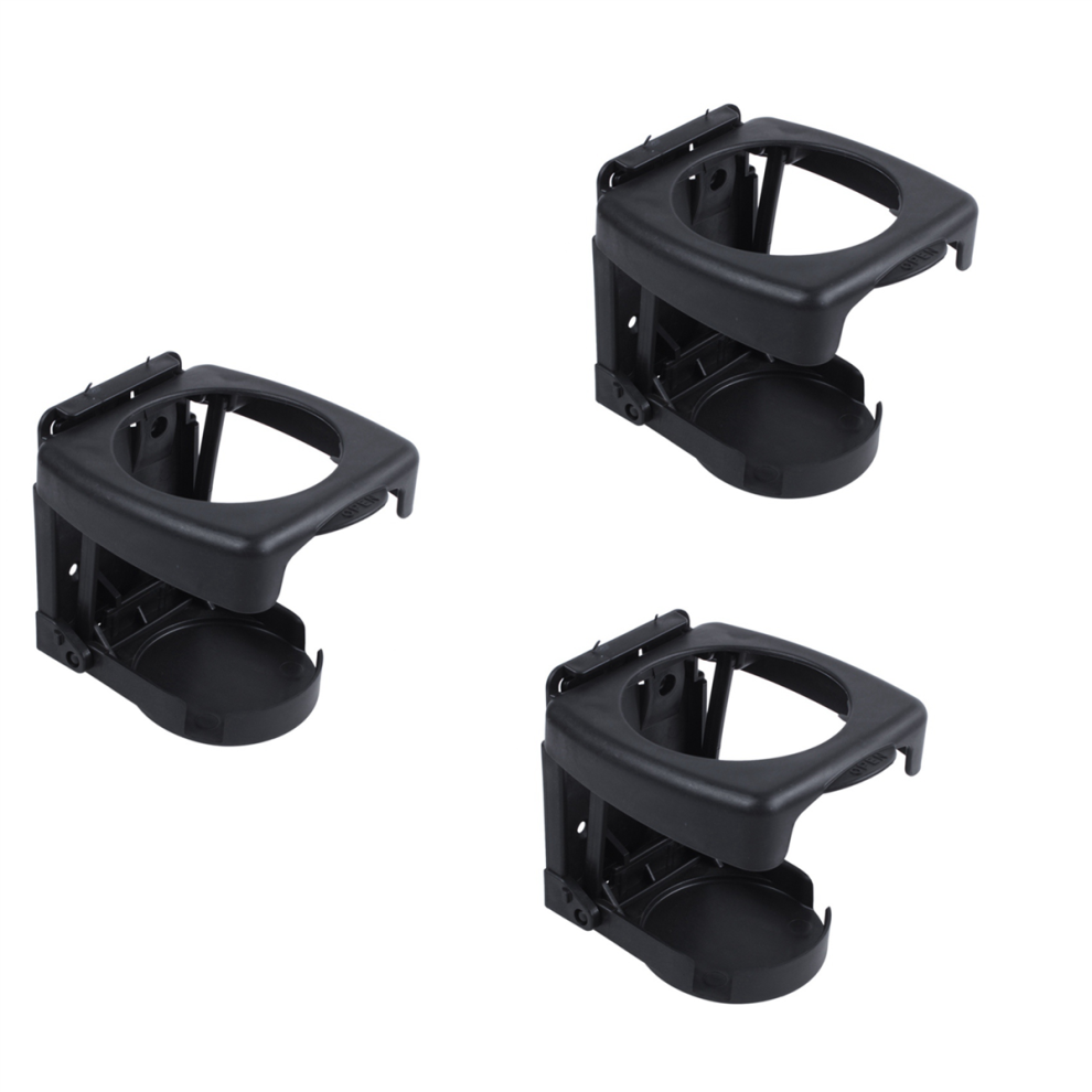 Plastic Folding Car Truck Drink Cup Can Bottle Holder Stand Black 4711370812570