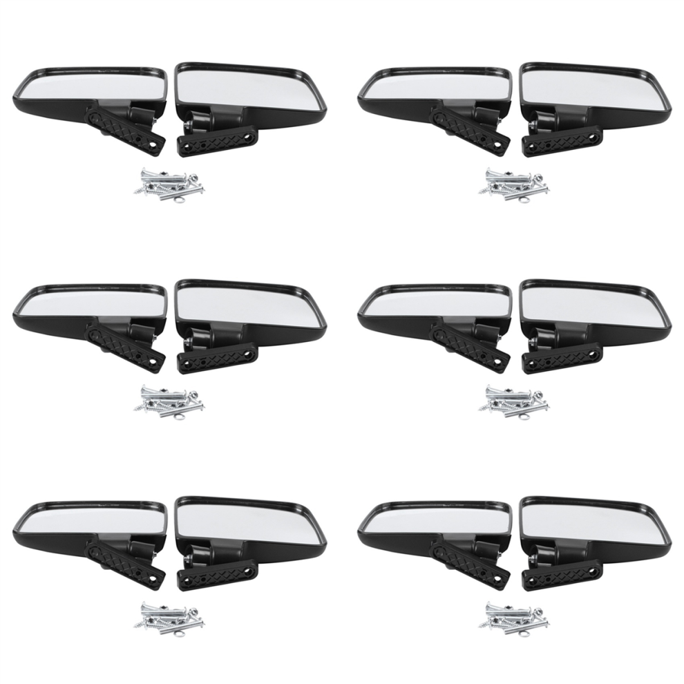 Golf Cart Mirrors - Universal Folding Side View Mirror For Golf Carts 4711370807989