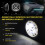 Lâmpada LED Angel Eye redonda de 7 polegadas de 500 W e 30.000 LM para JK TJ LJ 2