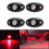 Kit de 4 lampes LED étanches pour camion - Rouge 7