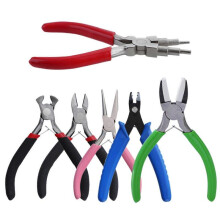 6Pieces Bent Nose Plier for Beading Craft Necklaces Earring Bracelets DIY Tool