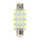 10 AUTO LAMPADINA SILURO 16 LED SMD 3528 42mm 2
