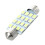 10 AUTO LAMPADINA SILURO 16 LED SMD 3528 42mm 4
