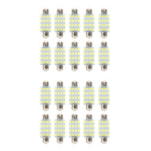 10 AUTO LAMPADINA SILURO 16 LED SMD 3528 42mm