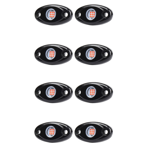 Kit de 4 lampes LED étanches pour camion - Rouge