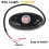 Kit de 4 lampes LED étanches pour camion - Rouge 7