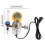 Compact- Gas Regulator 0-25MPa 5/8 CO2- Flow Meter Regulator Pressure Gauge 9