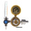 Compact- Gas Regulator 0-25MPa 5/8 CO2- Flow Meter Regulator Pressure Gauge 12
