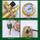 Compact- Gas Regulator 0-25MPa 5/8 CO2- Flow Meter Regulator Pressure Gauge 6