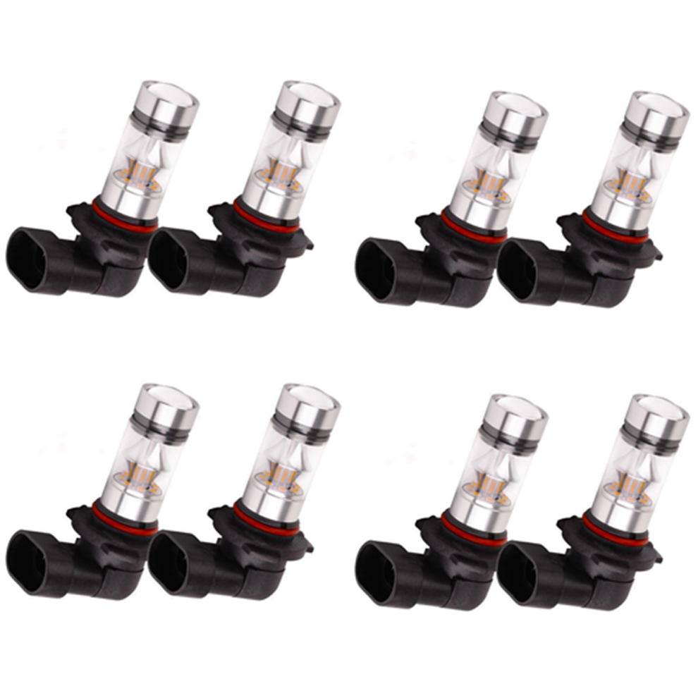 2X 9005 Hb3 6000K 100W 2323 Led Projector Fog Bulbs Light/White 4711370820537