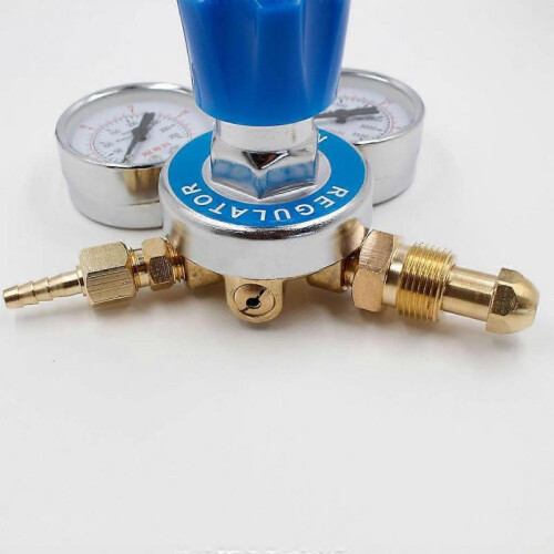 2 In 1 Oxygen Pressure Reducer G5/8 Thread Gas Welding Regulator MIG TIG Tool 1