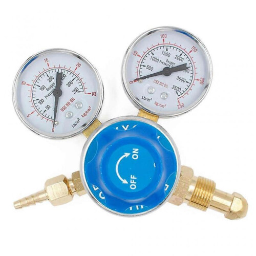 2 In 1 Oxygen Pressure Reducer G5/8 Thread Gas Welding Regulator MIG TIG Tool
