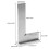 100x70mm Machinist Try Square DIN 875 / 0 grade 90 Flat Edge Square with Base 11