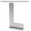 100x70mm Machinist Try Square DIN 875 / 0 grade 90 Flat Edge Square with Base 1