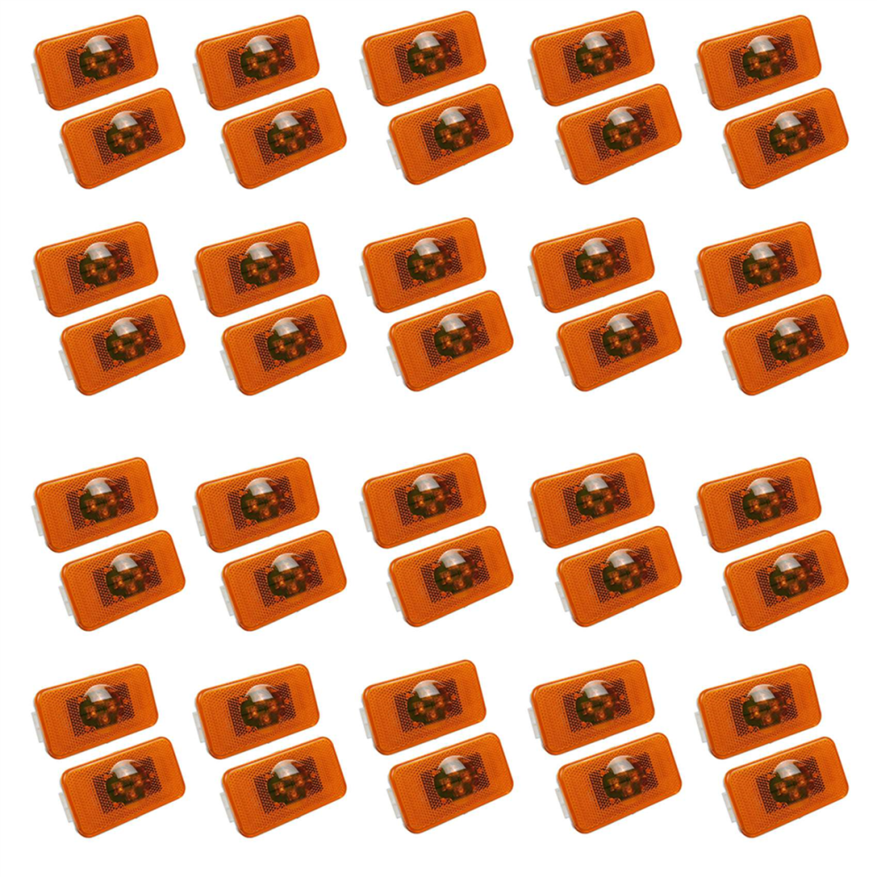 2Pcs 24V Car Truck Led Side Marker For Trucks Fm/ Light/Amber 4711370825730
