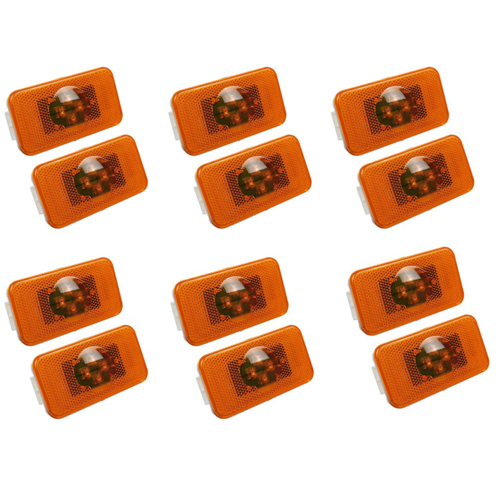 2Pcs 24V Car Truck Led Side Marker For Trucks Fm/ Light/Amber 4711370825723