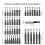 Rechargeable Electric Screwdriver Easy to Use with Front Led Work Light 44 Pcs 6