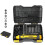 Rechargeable Electric Screwdriver Easy to Use with Front Led Work Light 44 Pcs 9