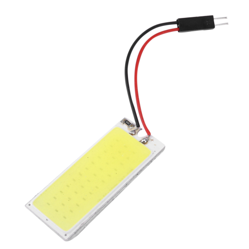 T10 501 W5W BA9S Festoon Dome 36 LED Panel Light Bulb Pure White 2