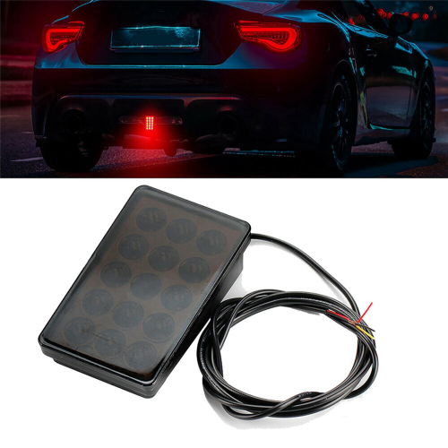 Φως φρένων αυτοκινήτου LED 15LED F1 Στυλ Universal Shell Μαύρο Shell 1