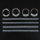4 pcs/set  Ring Adjuster for Loose Rings Spiral Silicone Tightener New 1