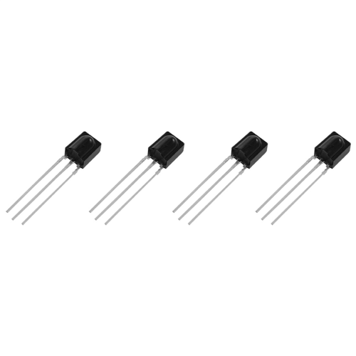 10 Pcs Empfang Abstand 15M VS838 IR Empfänger Module Schwarz