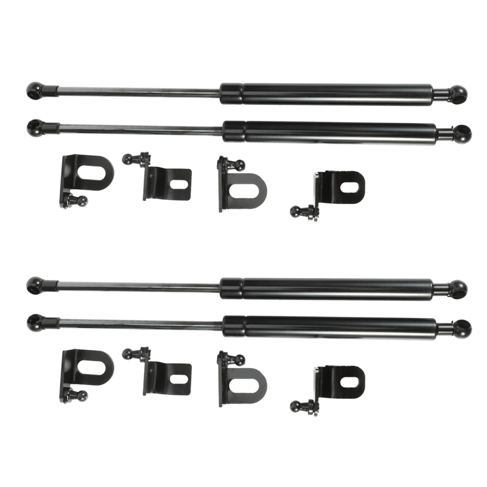 Two Sides Auto Front Hood Bonnet Carbon Fiber Gas Shock Damper Black 4711370832035