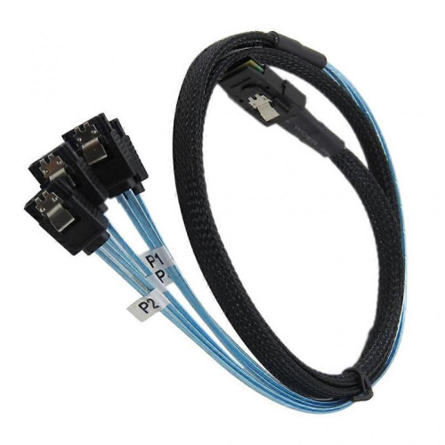Mini SAS SFF-8087 36 Pin Host Internal to 4 SATA 7pin Target Hard Disk 12Gbps 2