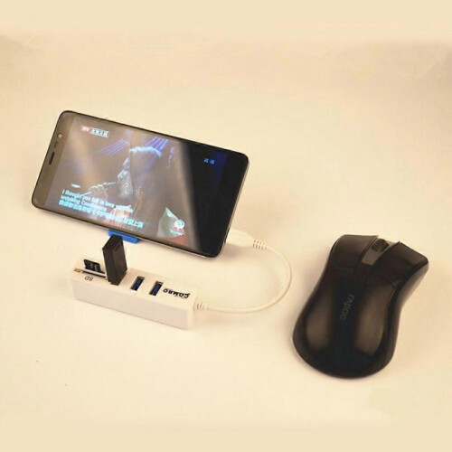 USB Hub Combo 3 Ports USB 2.0 Hub High Speed Splitter Multi USB 2 In 1 SD/TF 1