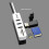 USB Hub Combo 3 Ports USB 2.0 Hub High Speed Splitter Multi USB 2 In 1 SD/TF 19
