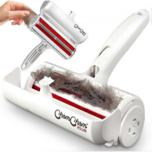 Chom Chom Roller Pet Hair Remover and Reusable Lint Roller - ChomChom Cat and Dog Hair Remover for Furniture, Couch, Carpet, Clothing and Bedding - Po