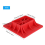 2X Macaco Reforçado Vermelho Base Off-Road Almofada de Elevação 7