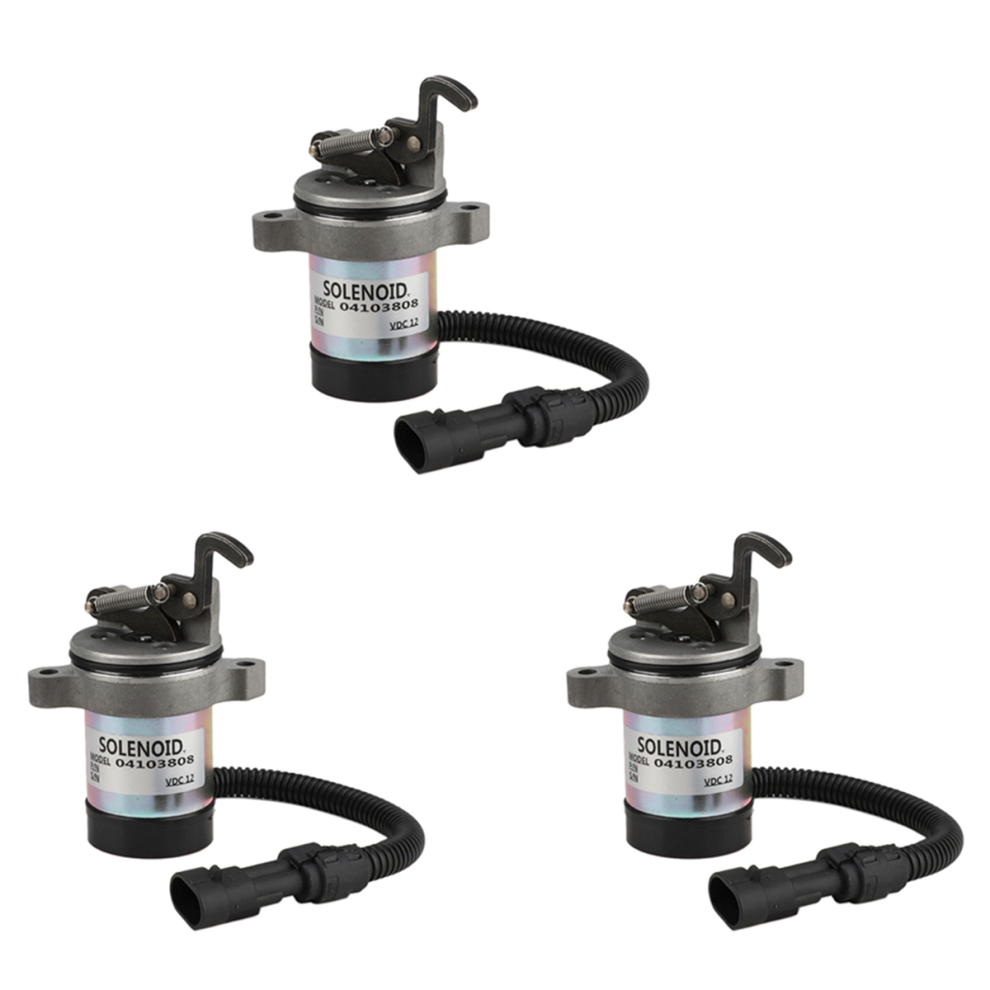 For Deutz Fuel Shut Off Solenoid 04103808 F3l F3m F4l F4m 1011 2011 4711370834541