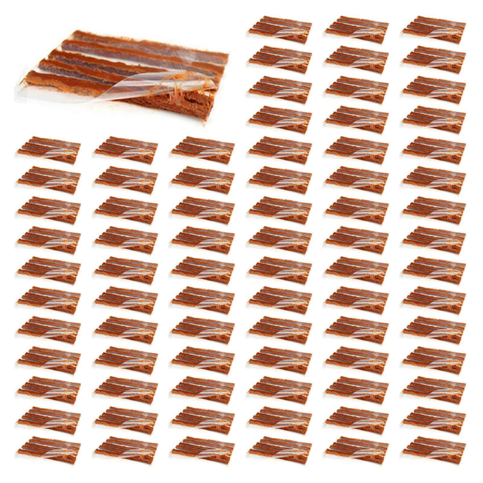 100Pcs Car Tubeless Tire Puncture Repair Tool Rubber Plug Seal Patch 4711370835739