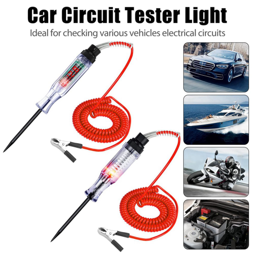 Test Light 2PCS, 6V-24V DC Car Circuit Tester 1