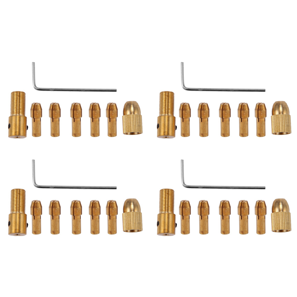 8Pcs 0.5-3Mm Small Electric Drill Bit Collet Mini Chuck Tool Kit 4711370835203