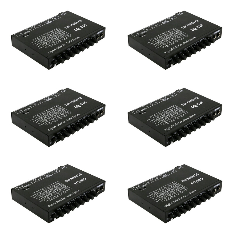 Eq-819 Car Equalizer Audio Eq Tuning Crossover Car Audio Equalizer 4711370837313