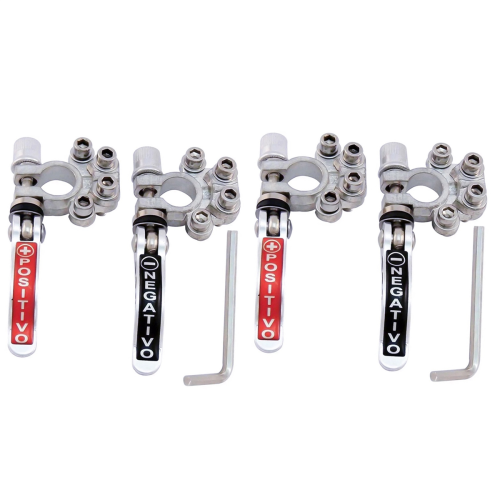 2Pcs 12V 6V 24V Battery Main Cable Post Terminal Shut-Off Connectors